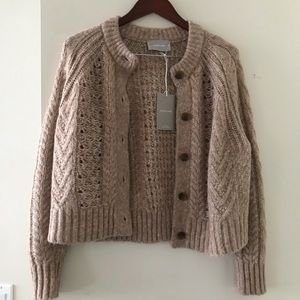 NWT Everlane Cloud Cable Cardigan